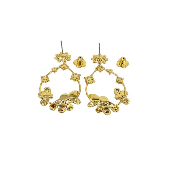 KATE SPADE New York Dazzling Daisies Statement Hoops - Picture 6 of 8